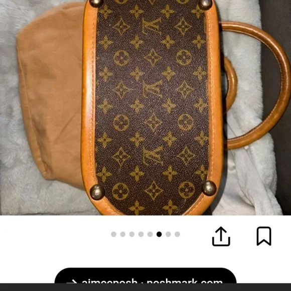 🖤Rare LouisVuitton Monogram French Dog Carrier.Made In France FromThe 70s-1994 - Picture 5 of 8